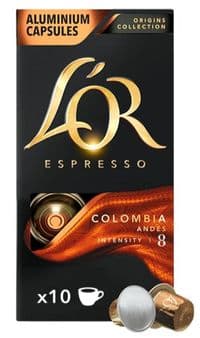 Кава L'OR Espresso Colombia сумісні з Nespresso 100% Арабіка в капсулах 10 шт (8711000360613)