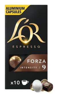Кава L'OR Espresso Forza сумісні з Nespresso 100% Арабіка в капсулах 10 шт (8711000357934)