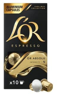 Кава L'OR Espresso Or Absolu #9 в капсулах 10 шт (8711000360590)