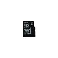 Карта памяти microSDXC, 64Gb, Wibrand, Class10 UHS-I U3, без адаптера (WICDXU3/64GB)