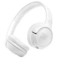 Наушники беспроводные JBL Tune 530BT, White, Bluetooth, микрофон, аккумулятор 450 mAh, активное шумоподавление, технология "Pure Bass", кнопки на чашках наушников (JBLT530BTWHTEU)