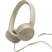 Навушники JBL Tune 530, Beige, 3.5 мм, мікрофон, однокнопковий пульт керування, технологія "Pure Bass", складний дизайн, підтримка Siri та Google Now (JBLT530BEG)