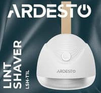 Машинка для видалення катишків ARDESTO, 7200 обертів на хв, велика площа лез, 90 хв. роботи на одному заряді, підсвічування, USB-C > USB-A, білий