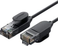 Патч-корд 5м, U/UTP CAT 6A Copper Ethernet Cable тонкий(діаметр 2.8мм) NW122 Black UGREEN (70654)