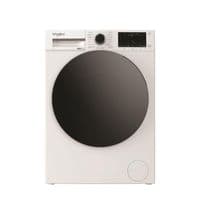 Стиральная машина Whirlpool фронтальная, 9кг, 1400, A, 58см, дисплей, пара, инвертор, черный люк, белый