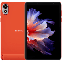 Blackview Zeno 1 LTE 6 ГБ/256 ГБ 8-дюймовий HD IPS 800x1280 90 Гц Unisoc T615 Восьмиядерний процесор 1,6 ГГц 8 МП фронтальна/8 МП задня камера Батарея 6000 мАг Type-C L1 NetflixHD TUV Android 15 Space Orange