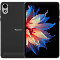 Blackview Zeno 1 LTE 6 ГБ/256 ГБ 8-дюймовий HD IPS 800x1280 90 Гц Unisoc T615 8-ядерний 1,6 ГГц 8 МП фронтальна/8 МП задня камера Батарея 6000 мАг Type-C L1 NetflixHD TUV Android 15 Rock Black