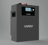 Аккумуляторная батарея AXPERT LiFePO4 25.6V 100Ah, 2,56kWh, BMS100A, CAN2.0 / RS232 / RS485, 6000 cycles 300x148x420 23,5 kg