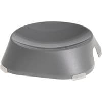 Посуда для кошек Fiboo Flat Bowl миска без антискользящих накладок светло-серая (FIB0132)