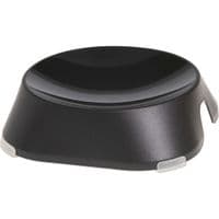 Посуда для кошек Fiboo Flat Bowl миска с антискользящими накладками черная (FIB0091)