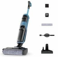 Пилосос Rowenta безпровідний миючий X-Clean 2, 120Вт, конт пил -0.44л, конт для води-0.73л, автон. робота до 35хв, вага-5кг, НЕРА, чорно-блакитний