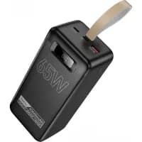 Зовнішній акумулятор (павербанк) Hoco DB82 Aquila 40000mAh 65W Black