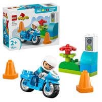 Конструктор LEGO DUPLO Town Синий полицейский мотоцикл