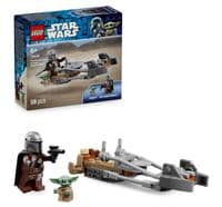 Конструктор LEGO Star Wars Скоростной мотоцикл Мандалорца и Грогу
