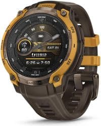 Смарт-часы Garmin Instinct Crossover AMOLED, BronzeSunburst/Cocoa, GPS смарт-часы (010-03398-01)
