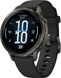 Смарт-часы Garmin Venu 4 (41mm), Black w/ Slate + Black, GPS смарт-часы (010-03013-02)