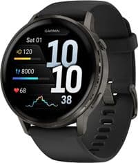 Смарт-часы Garmin Venu 4 (45mm), Black w/ Slate + Black, GPS смарт-часы (010-03014-00)