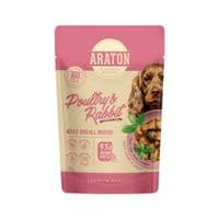 Влажный корм для собак ARATON Adult with Poultry and Rabbit 85 г (ART47934)