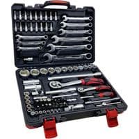 Набор инструментов HAISSER 1/4", 1/2" 82 единицы (70015)