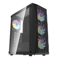 УЦИНКА! Корпус для компьютера DARK FLASH ATX без блока питания DK352 черный