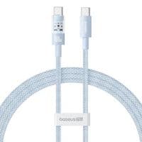Кабель Baseus Type-C/Type-C 100W 1m (P10373000311-00) голубой