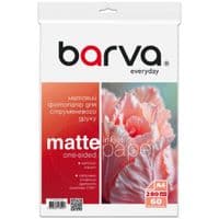 Фотобумага Barva, матовая, A4, 280 г/м², 60 лист, серия "Everyday" (IP-AE280-446)