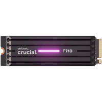 Твердотільний накопичувач CRUCIAL T710 2 ТБ PCIe Gen5 NVMe M.2 2280 зі швидкістю читання до 14500 МБ/с та запису 13800 МБ/с, з радіатором