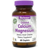 Мінерали Bluebonnet Nutrition Хелатний Кальцій і Магній, Chelated Calcium Magnesium, 60 та (BLB0660)