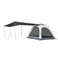 Палатка Naturehike трехместная автоматическая с тентом Ango CNK2550WS01 S, серая (6927595785782)