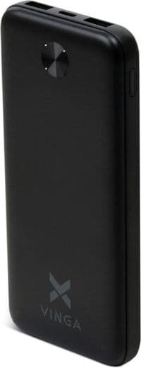 Батарея универсальная Vinga 10000 mAh 35W Display Cable (VPBB1035C)