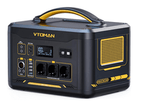 Портативная зарядная станция VTOMAN 1500X, 1500 (макс. 3000) Вт, LiFePO4 828 Вт&amp;middot;год (макс. 2376 Вт&amp;middot;год), 230 В, вихід 3x230 В / 1500 Вт, 2x12 В / 10 A-10 A, 2xPDTB, прикуриватель 12 В / 10 A, 36x27x28 см; 20 кг