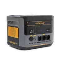 Портативна зарядна станція VTOMAN FLACHSPEED 1000W, LiFePO4 828Втч, 3x230В, DC 2x12В/10А, 4xUSB-A, 2xType-C PD100Вт, charge 70min. прикурювач 12В/10А, 36x27x28 см; 17 кг