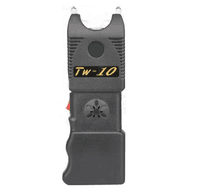 Ліхтар-відлякувач ручний BAILONG X-Balog TW-10B, LED, сирена, струм 15000KV, 180W, Li-ion вбудований 12 000 mAh, Black, IP44, кабель живлення, 170х50х33мм, BOX