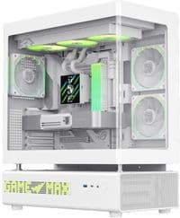 Корпус компьютерный Mid Tower без блока питания ATX, M-ATX, ITX. (Support BTF),Tempered Glass,Mesh,U N90 WH