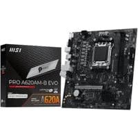 Материнская плата sAM5/2DDR5/VGA/HDMI/2PCIe/1M.2/2 SATA/LAN2.5Gb PRO A620AM-B EVO