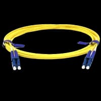 Патчкорд оптичний CMS LC/UPC-LC/UPC SM 2м Duplex Slim