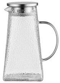 Глечик з кришкою ARDESTO 1500мл, боросилікатне скло, нержавіюча сталь, прозорий