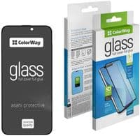 Защитное стекло COLORWAY для Apple iPhone 17 Pro 9H FC glue Anti-Spy black