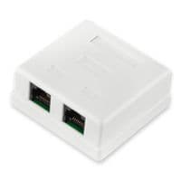Розетка 2xRJ45 UTP 5e LogicPower (LP-114)