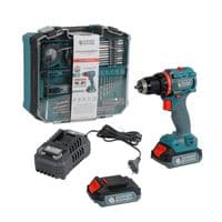 Шуруповерт-дрель ударная аккумуляторная Konner&Sohnen KS ID20V-60 KIT 74 18В 1х2А·час 60Нм 0-450·0-1900 об/мин LED-свет ЗУ набор сверл и бит 74шт кейс 4.3кг