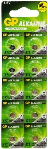 Батарейка GP 177/LR626/AG4/377 Alkaline (10шт)