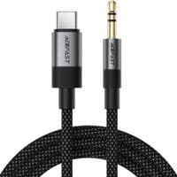 Переходник USB-C --> 3.5 mm (F) 15cm audio converter J11 Acefast black