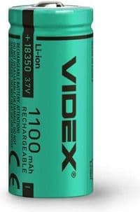 Аккумулятор 18350 1100mAh bulk/1шт Videx (18350/1100/1B)
