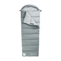 Спальный мешок Naturehike с капюшоном с мешком для хранения M300 CNK2350WS023, серый, левый (6927595775974)