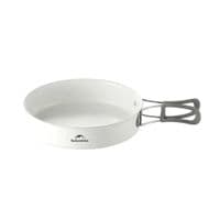 Сковорода туристична Naturehike CNK2450CF013 17,5 см, алюміній, біла (6927595711026)