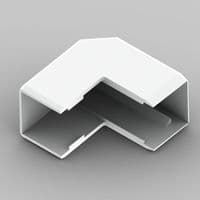 Кут зовнішній для LHD 20x20 білого кольору; Серія LHD; ПВХ