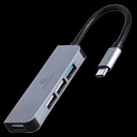 USB-концентратор Cablexpert UHB-CM-U3P1U2P3-01USB-С 1 х USB 3.1 Gen1 (5 Gbps), 3 х USB 2.0
