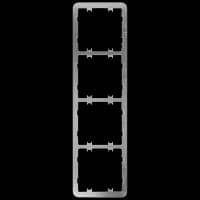 Рамка для чотирьох вимикачів Ajax Frame (4 seats) vertical [55] ASP