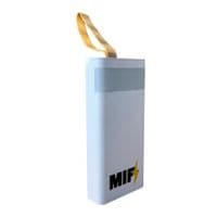 Зовнішній акумулятор MIF 20000mAh, вхід: Micro-USB / USB Type-C (5V, 2A), вихід: 2хUSB Type-A, (5V, 2A), LED дисплей. 148х68х27 мм, білий