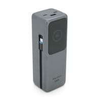 Наружный аккумулятор Fulltech FP34 30000mAh, быстрая зарядка PD140W, литий-полимерный, ЖК-дисплей, вход: Type-C, выходы: 2xUSB Type-C, 1xUSB Type-A, кабель USB Type-C, коробка